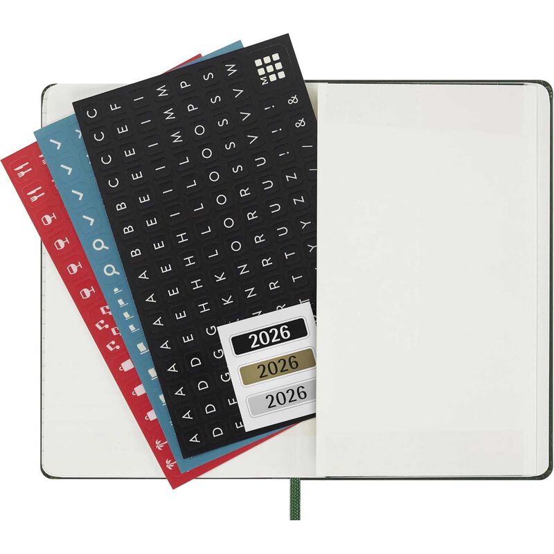 Moleskine Diary 12 Month Daily HC Pocket Myrtle Green 2026 image number 3